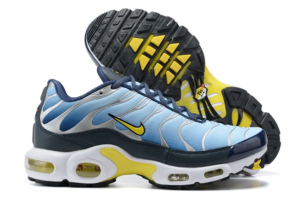 Men's Hot sale Running weapon Air Max TN Shoes Grey/Blue 213